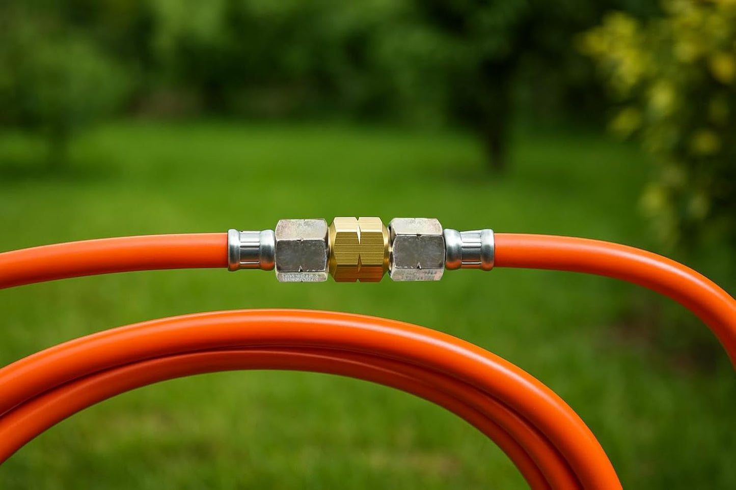 ROTHENBERGER nipplo doppio industriale - 2x G 3/8" L | Per prolungare in sicurezza i tubi del gas propano 540255E