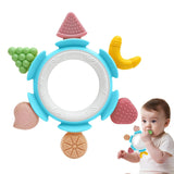 Anello massaggiagengive per bambini Giocattolo sensoriale per 0 3 6 7 8 9 10 12 mesi Giocattolo per la dentizione del bambino per neonati 3 6 12 18 mesi Ragazzi e ragazze Regali di Pasqua per Baby Shower Party Marrone