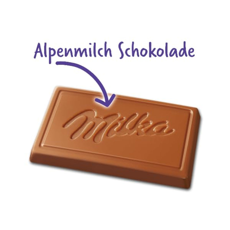 Milka Naps Alpine Milk – Mini quadratini di cioccolato al latte delicato alpino – 1 x 1,7 kg