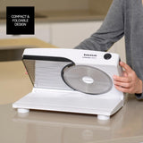 Cutmaster Compact, affettatrice, acciaio inox, 100 W Trituratori e Affettatrici Naty Shop