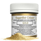 Sugarflair Pump Refill Gold - Confezione di ricarica colorante alimentare spray a pompa - 25 g