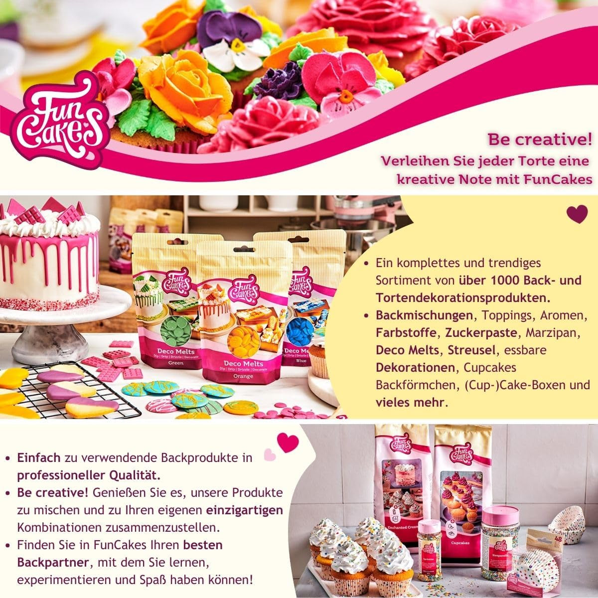 Funcakes in pasta di zucchero gialla, 250 g