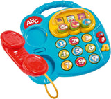 Simba 104010016 - Telefono a colori ABC, giocattolo per bambini, display girevole, canzone, telefono per giocare, telefono per imparare, con suoni diversi, 20 cm, capacità motorie, per bambini piccoli, dai 6 mesi Giocattoli per bambini Naty Shop Titolo predefinito