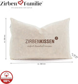 Famiglia di pino cembro Cuscino in pino cembro Semplicemente un sogno paradisiaco 30X20 cm, legno, naturale, 1 pezzo (1 confezione) Naty Shop cuscini standard