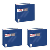 - Fazzoletti di carta usa e getta morbidi e delicati Confezione da 40 fazzoletti formato 38X38 piegati in 4 2 strati Colore blu notte Carta di pura cellulosa al 100% certificata FSC (confezione da 3)