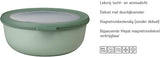Mepal - Set multiciotola Cirqula Round da 4 pezzi - Barattoli con coperchio - Adatti come contenitore, frigorifero, congelatore e microonde - 500, 1000, 2000 e 3000 ml - Contenitori per alimenti in salvia nordica Naty Shop