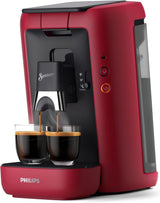 Macchina per caffè espresso a capsule PHILIPS Senseo Maestro - Tecnologia Intense Plus, Espresso di alta qualità, Design ecologico, Serbatoio dell'acqua da 1,2 L, Funzione Memo, Indicatore di decalcificazione (CSA260/60)