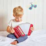 Janod - Fisarmonica Gioia - Strumento musicale per bambini - Giochi di ruolo e prima educazione musicale - Con tracolla - Dai 3 anni, J07654 Jucarii Bebe Naty Shop