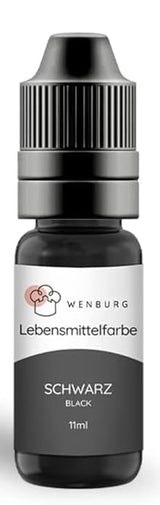 Colorante alimentare Wenburg, glitter, 11 ml, concentrato, prodotto in UE, liquido. Per colorare impasti, bevande, aromi, slime - colorante alimentare glitter oro - colorante torta oro - glitter oro