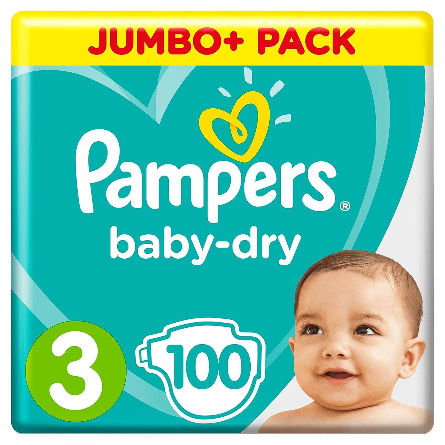 Pannolini Pampers (vecchia versione), taglia 3 (6-10 kg), 100 pezzi,