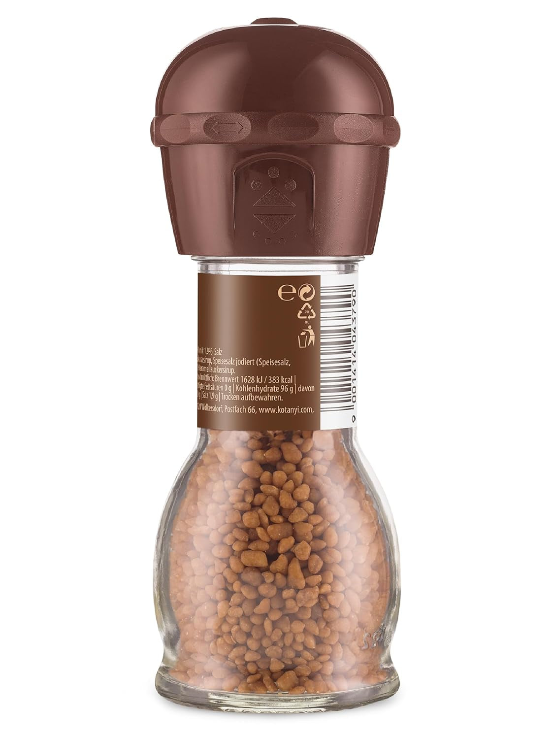 Topping al caffè al caramello salato Kotanyi | feiner Caramellgeschmack, confezione da 4 (4 x 65 g)