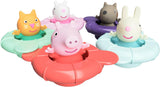 Tomy Toomies Peppa's Pool Party - 5 tazze ad anelli di collegamento con 5 giocattoli per bambini Peppa Pig & Friends Squirter d'acqua - Giochi da bagno +18 mesi - Giochi da bagnetto e giochi da piscina Bebe Naty Shop Toys Titolo predefinito