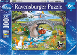 Puzzle per bambini Ravensburger - 10947 Animal Friends Family - Puzzle Disney per bambini dai 6 anni, con 100 pezzi in formato XXL Puzzle Naty Shop Titolo predefinito