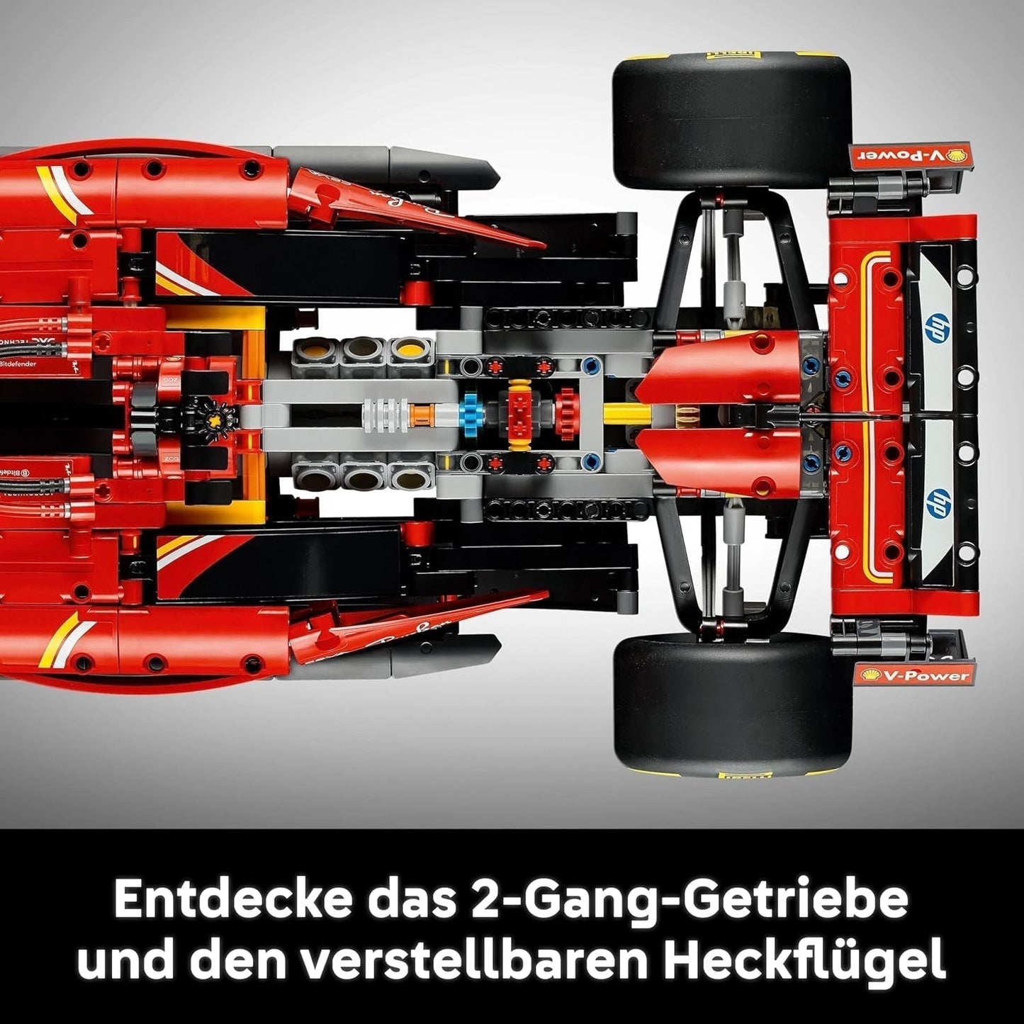 LEGO Technic Auto da corsa Ferrari SF-24 F1 - Modellino di auto per adulti - Set da collezione Formula 1 - Motore V6, cambio, sterzo e DRS in scala 1:8 - Regalo per gli appassionati di sport motoristici e auto da corsa 42207 Set di costruzione Beuche den LEGO-Store