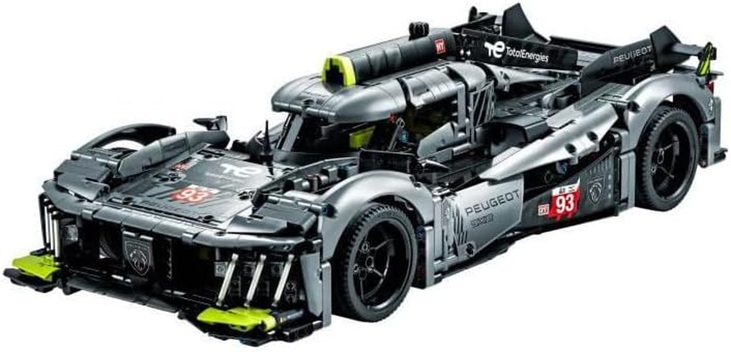 LEGO 42156 Technic Peugeot 9X8 24H Le Mans Hybrid Hypercar Leggendaria auto da corsa Kit modello per adulti Auto da corsa in scala 1:10 da collezione per giocatori avanzati Kit di costruzione Acquista il negozio LEGO