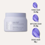 Schwarzkopf Professional BLONDME Bond Repair Purple Mask Maschera per capelli freddi Neutralizza i toni gialli per capelli tinti, decolorati e chiari Condizionante profondo e rinforzante 200 ml Maschera per capelli Naty Shop