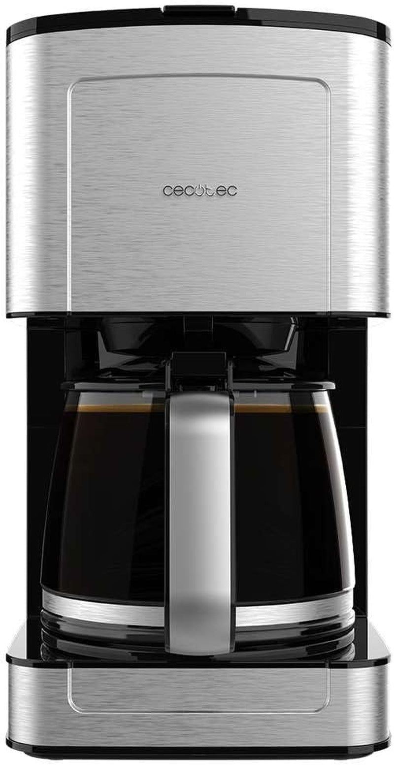 Espresso con filtro Cecotec Coffee 66 Drop and Touch, potenza 950 W, 1,5 L, 12 tazze, touch screen, caraffa in vetro, timer 24 ore, 6 interruttori, filtro a rete riutilizzabile