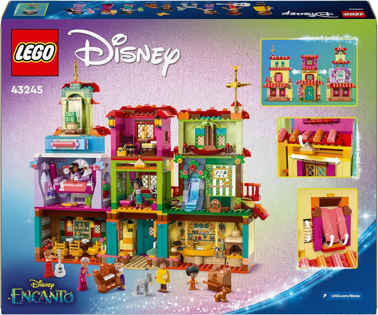 LEGO Ç€ Disney Encanto Magical House of Madrigals Casa delle bambole per bambini con Mirabel Play Figure Building Toy per ragazze e ragazzi a partire da 7 anni 43245 Set da costruzione Besuche den LEGO-Store