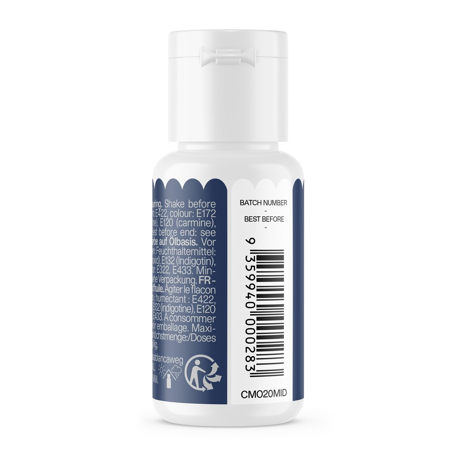Colorante alimentare Color Mill Oil Blend Midnight Oil - Colorante alimentare per cioccolato, fondente, muffin, torte, dolci, amaretti - Colorante alimentare per decorare torte - 100 ml