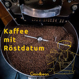 Santo | Caffè in grani 2500g - 100% Arabica dal Brasile | per espresso, cappuccino o caffè filtrato forte | Omni Arrosto | Caffè classico: l'introduzione perfetta al caffè speciale