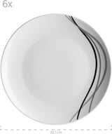 Servizio da tavola combinato Mäser, porcellana TAJO, bianco, 40 x 60 x 40 cm