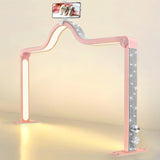 Lampadario Kalolary, Lash Lumière Pour Extensions De Cils Regglable À 360°, 3000K-6000K Demi-Lune Lamp, Lamp De Beauté (Lampada a mezzaluna)