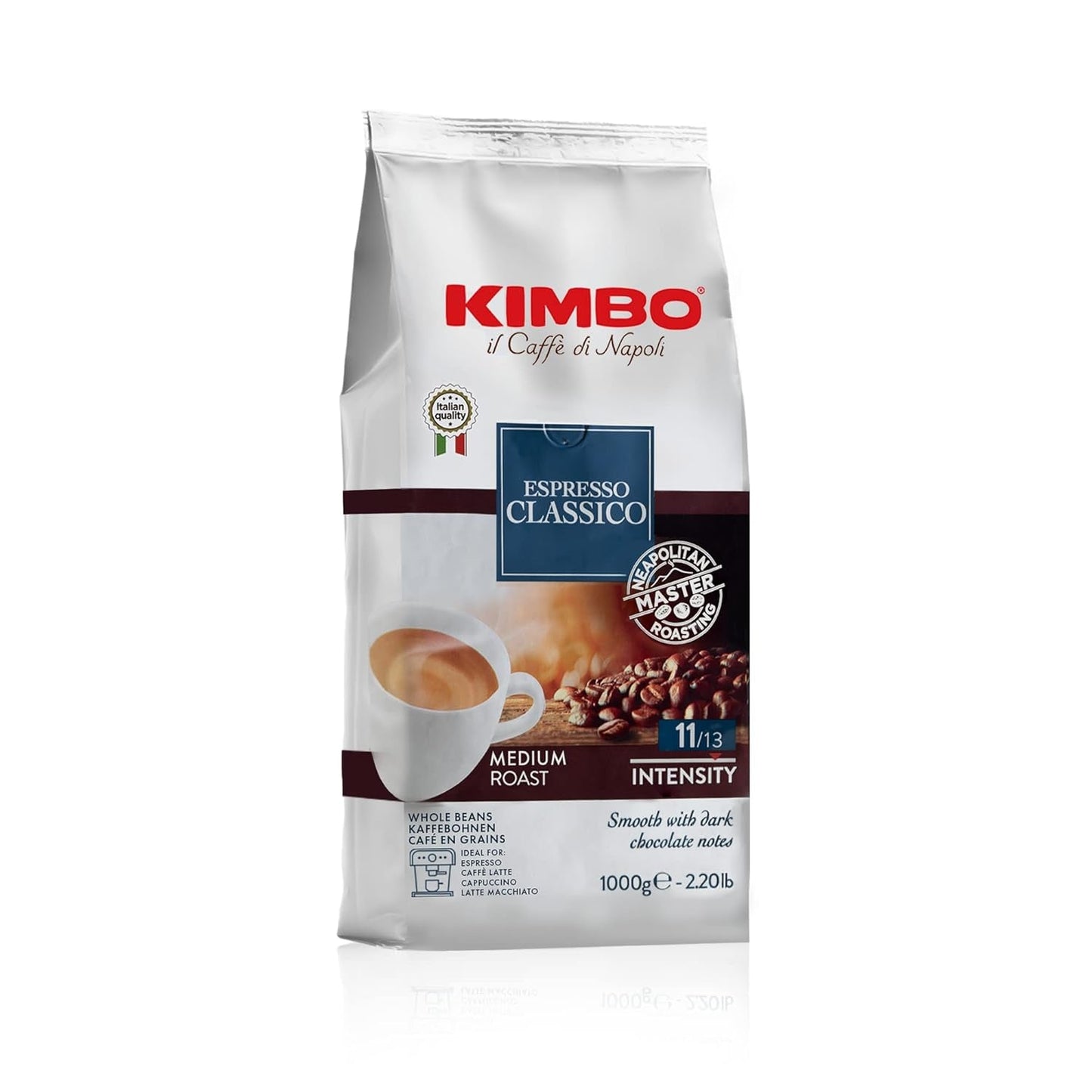 Espresso Classico ganze Kaffeebohnen, Röstung medio, sacchetto da 1 kg