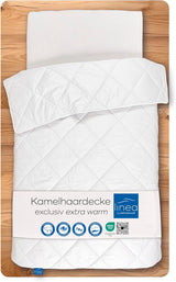 Piumino esclusivo, cammello, bianco, 135 X 200 cm Naty Shop piumini e trapunte 135 X 200 cm