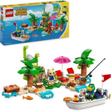 LEGO Animal Crossing Käptens Island Boat Tour, giocattolo creativo per bambini con 2 minifigure della serie di videogiochi incluso Huschke, regalo per ragazze e ragazzi a partire da 6 anni 77048 Set da costruzione Besuche den LEGO-Store Single