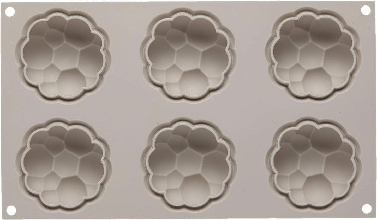 Silikomart, Stampo per Torte Tartufo in silicone, 8 Porte Singole, Ø 62 H 52 mm Cucina Naty Shop Bollicine