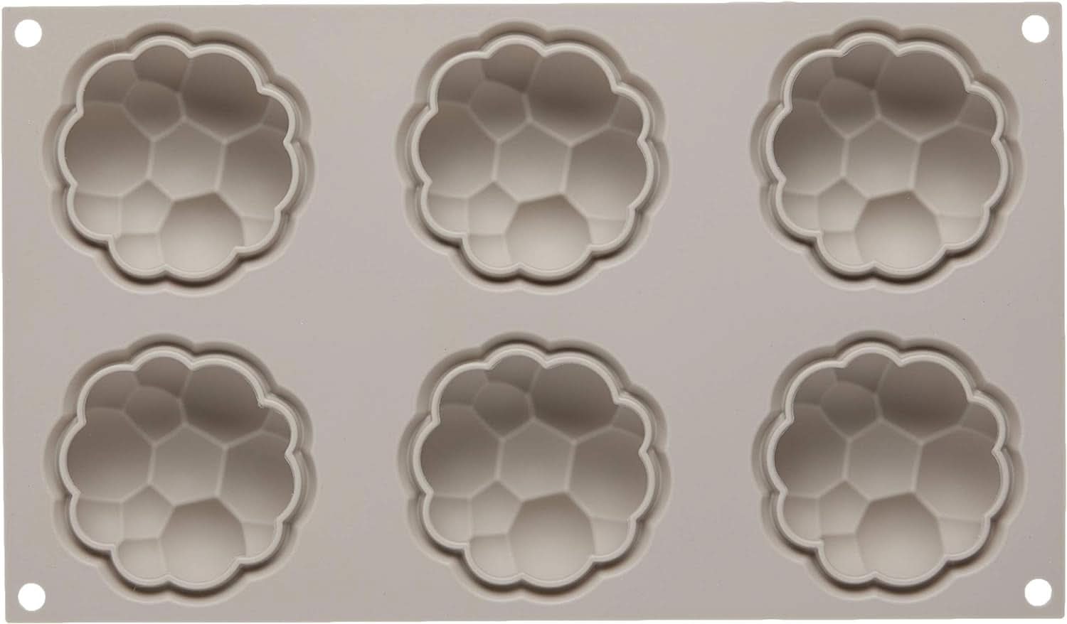 Silikomart, Stampo per Torte Tartufo in silicone, 8 Porte Singole, Ø 62 H 52 mm Cucina Naty Shop Bollicine