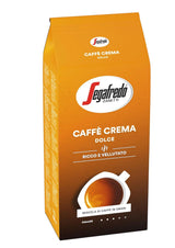 Segafredo Zanetti Caffè Crema Dolce - Chicchi interi (confezione da 1 kg) - Adatto per Caffè Crema - Chicchi di caffè dalla tostatura da leggera a media dal gusto delicato ed equilibrato (confezione da 2)