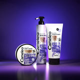 Cameleo - Maschera Colorante Argento - No Effetto Giallo - Trattamento Viola e Protezione Colore per Capelli Biondi, Grigi, Bianchi - Tonalità Platino - Protezione UV - Senza Parabeni - 200ml Naty Shop Maschera Capelli