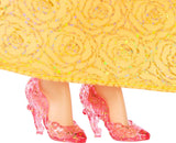 Mattel Disney Princess Giocattolo articolato Belle Fashion Doll con vestiti scintillanti e accessori Regalo ispirato al film Disney per bambini HLW11