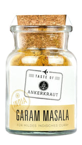 Ankerkraut Garam Masala, Gewürz für indisches Gericht, Leckeres Curry mit Fleisch würzen, Taste of India, 65 g in vetro di sughero