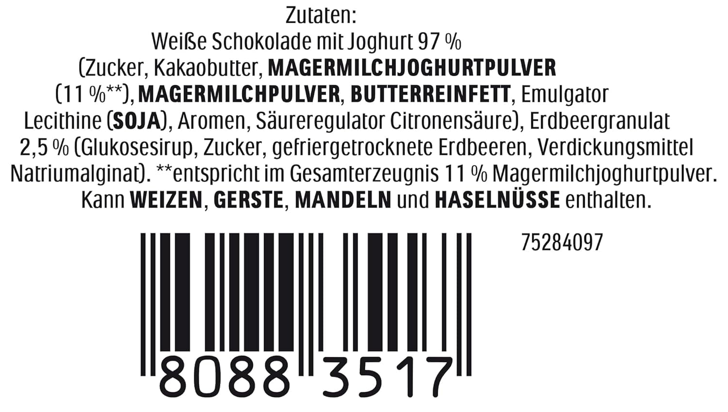 Coniglietto Pasquale con Yogurt 75g – Coniglietto Pasquale al Cioccolato – Coniglietto Pasquale al Cioccolato Bianco con Yogurt e Gocce di Fragole Fruttate – Coniglietto Pasquale al Cioccolato e Cesto Pasquale – Regalo Cioccolato – Regalo Pasqua