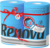 Carta igienica Renova, verde, 4 rotoli