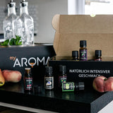 Mioroma | Set: Bosco e Prato - Puro Aroma Naturale con Aroma di Frutta e Aroma di Frutta (5 x 10 ml) | Dolcificanti Naty Shop senza zucchero e non zuccherati