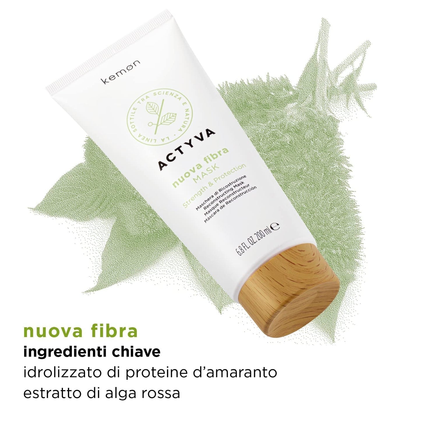 KEMON Actyva Nuova Fibra Mask 200 ml Maschera per capelli Naty Shop