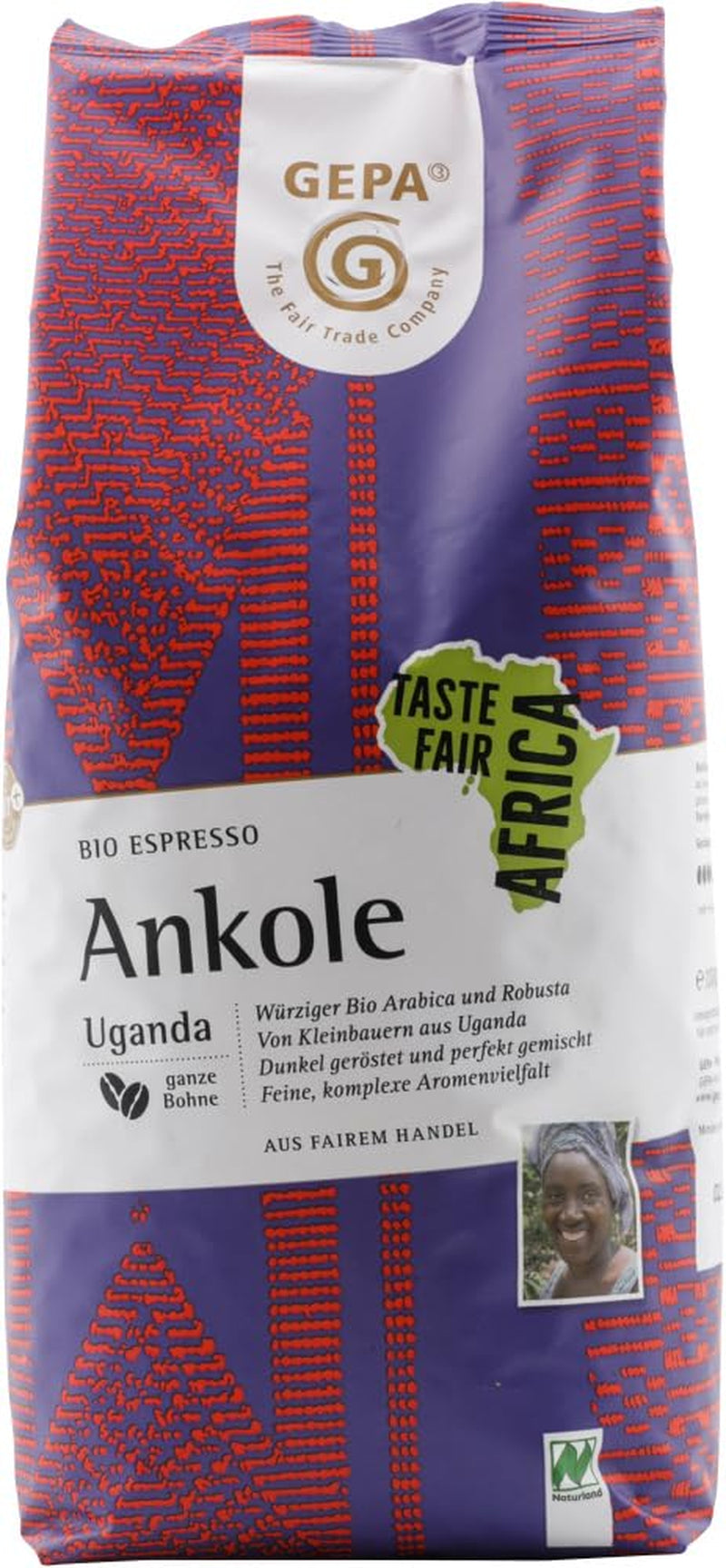 Ankole espresso biologico 6 x 1000 g