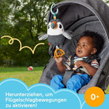 FISHER-PRICE Tucano Flap & Go - Peluche per passeggino che stimola le capacità motorie e sensoriali dei neonati dalla nascita HNX66 Baby Toys Naty Shop