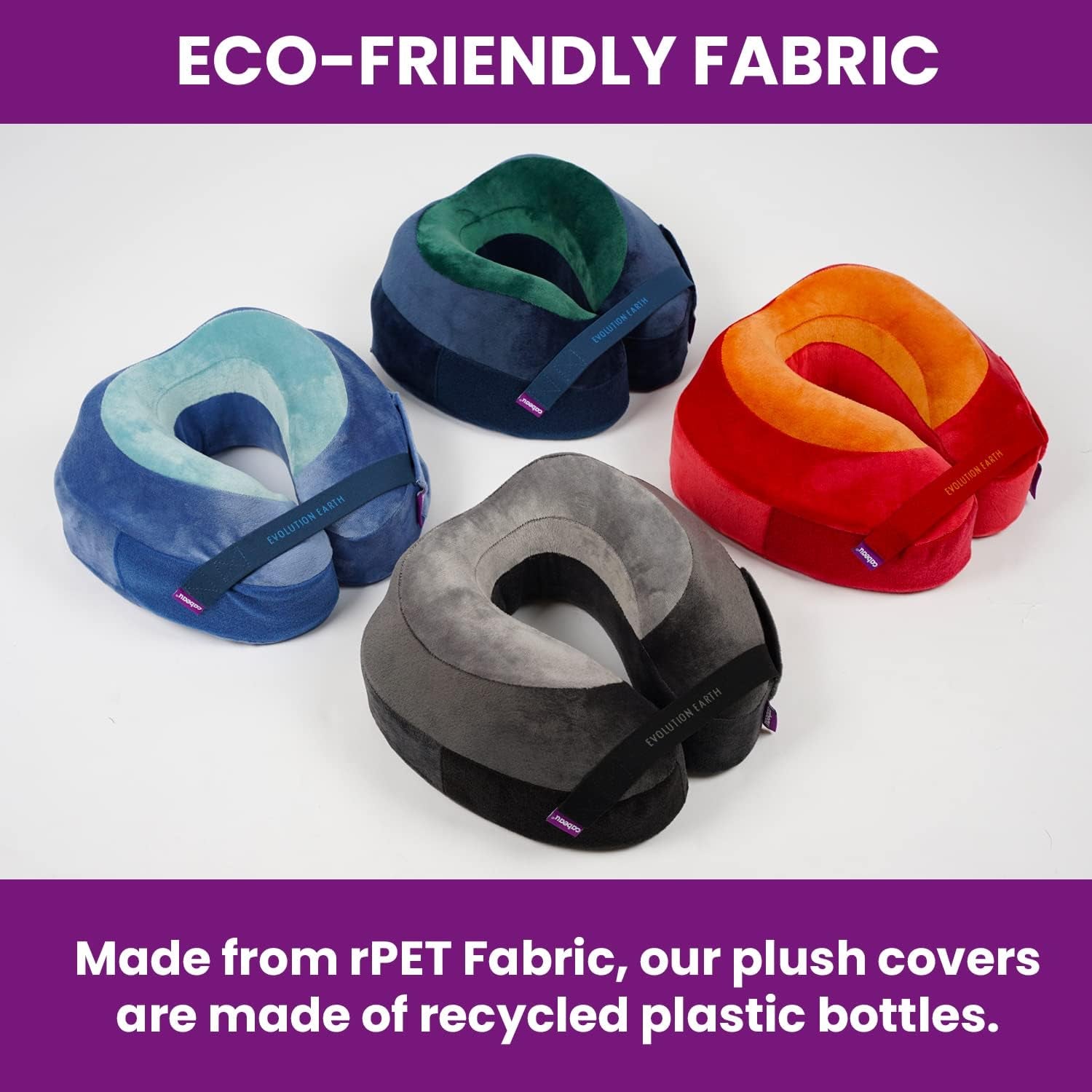 Cabeau Evolution Earth - Cuscino per il collo 25 cm Cuscini da viaggio Naty Shop