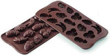 Stampo in silicone Pralina Silikomart Frutta 3,2 x 3,2 x H 1,5 cm, 10 ml, 15 cavità (SCG32) Cucina Naty Shop