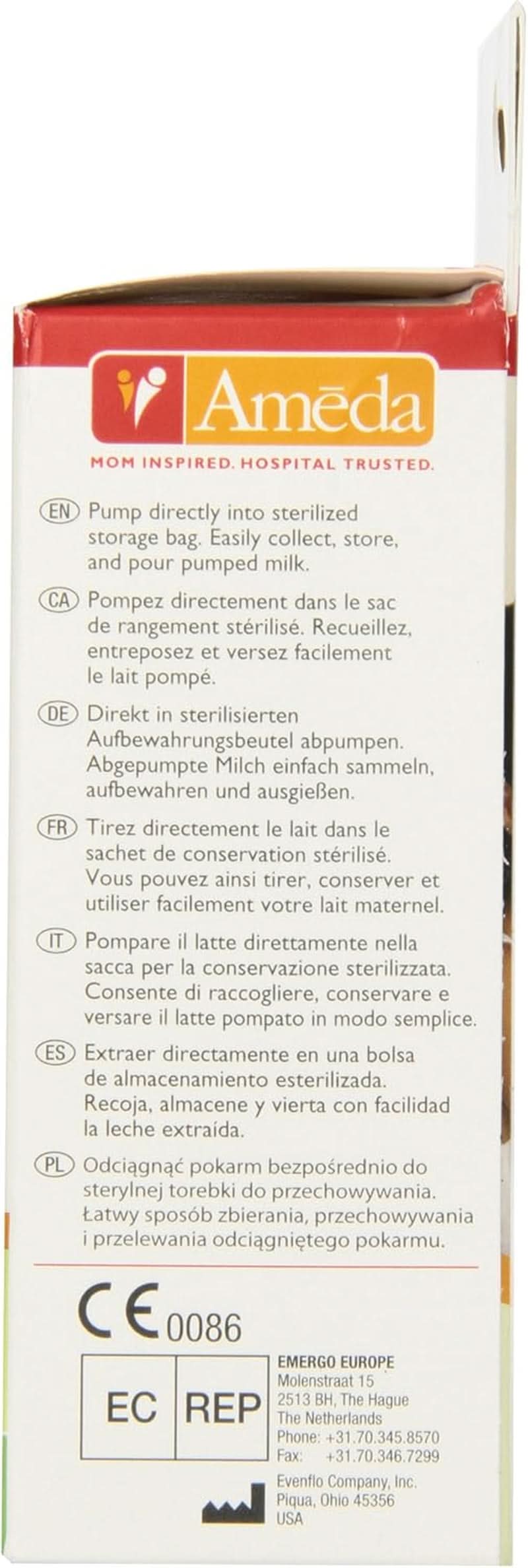 Sacchetti per latte materno - 40 pezzi Accessori Alimentazione e Allattamento Bebe Naty Shop