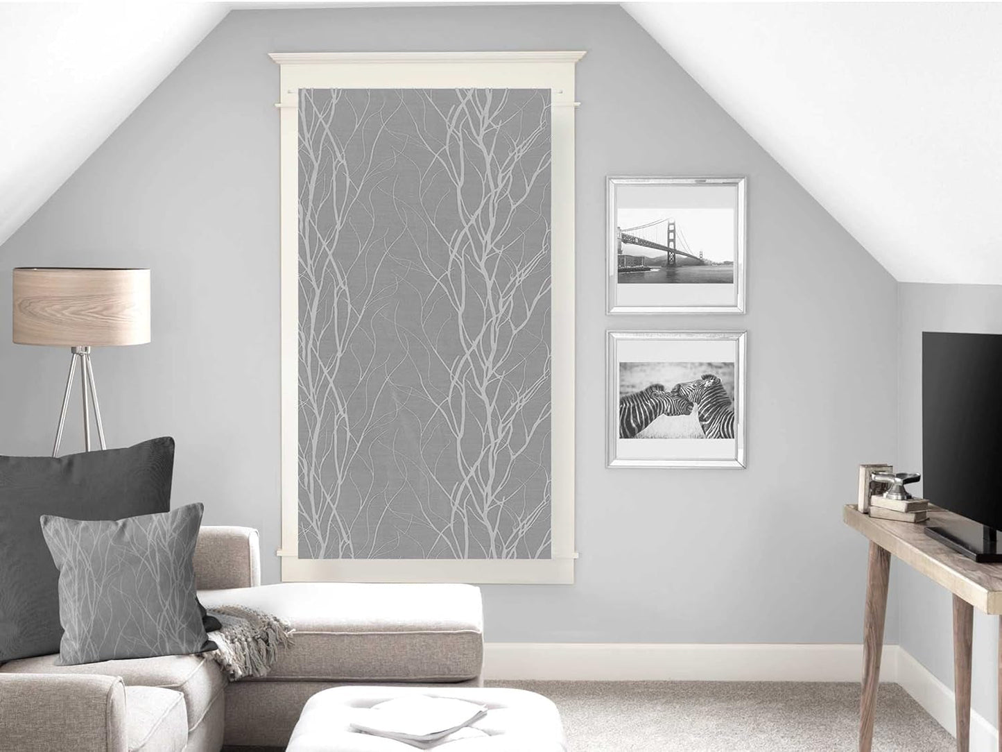 Soleil D'Ocre Liane Bise-Bise, Poliestere, Bianco, 70 X 200 Cm Piumini e trapunte Naty Shop Grigio H160 X L60 Cm (confezione da 1)