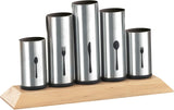 Portaposate in acciaio inox, confezione da 1, argento Naty Shop Kitchen A 1 pezzo