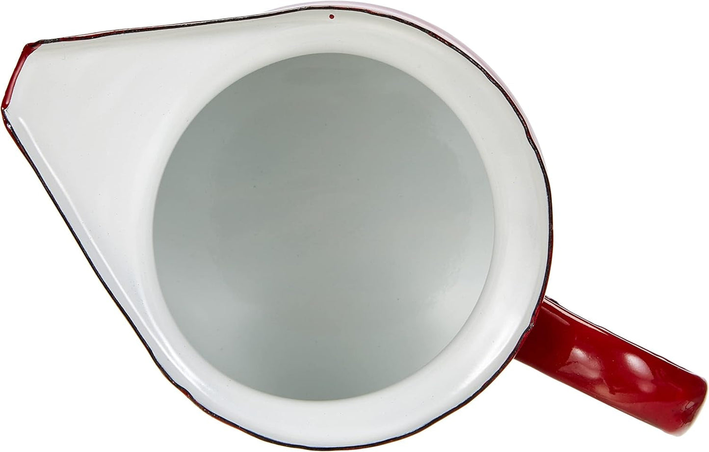 910550 – Bicchiere da latte rosso, porzioni da 0,50 litri.