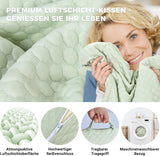 Cuscino a cuneo regolabile per bambini, cuscino da lettura in schiuma ad alta densità per letto e divano, cuscino ergonomico per la testa del letto a cuneo per apnea da reflusso notturno, cuscino per le gambe/cuscino per la schiena per il gioco e la lettura (Verde)