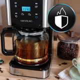 Espresso con filtro Cecotec Coffee 66 Drop and Touch, potenza 950 W, 1,5 L, 12 tazze, touch screen, caraffa in vetro, timer 24 ore, 6 interruttori, filtro a rete riutilizzabile