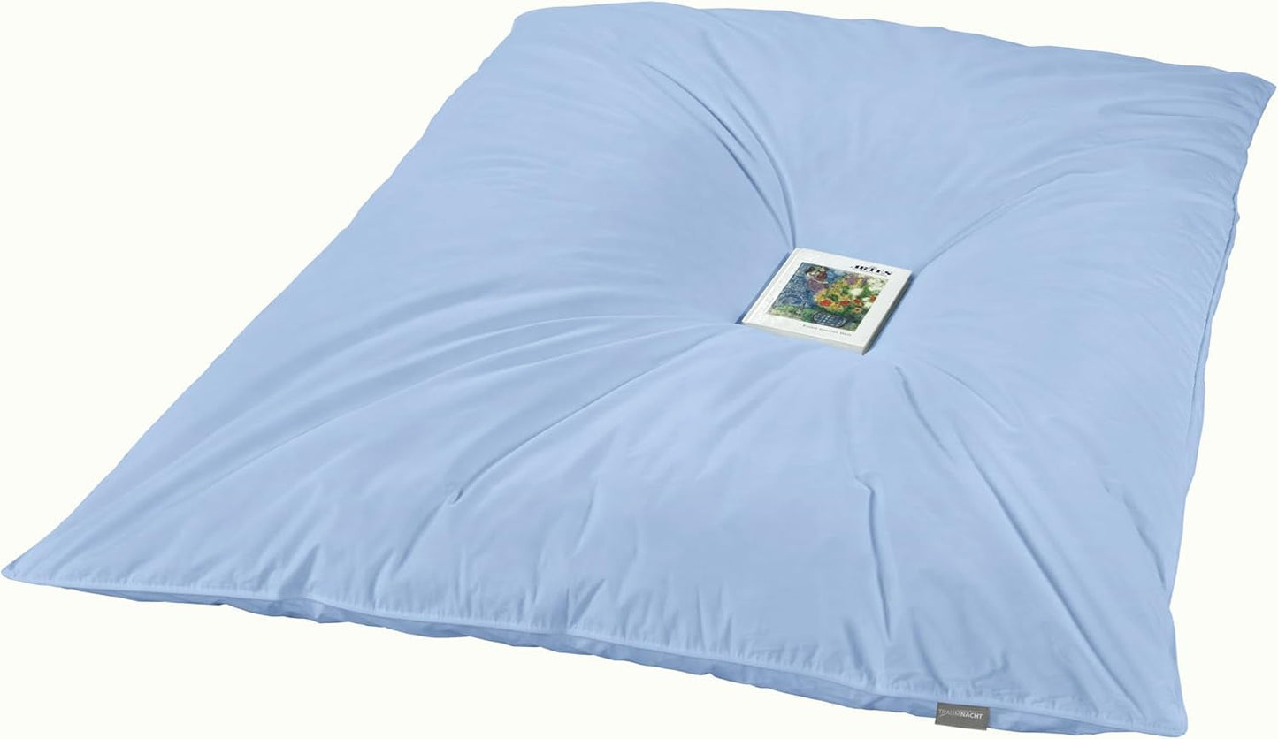 Traumnacht trapunta retrò a bolle con imbottitura in piuma d'anatra al 100%, 135 X 200 cm, falda in piumino, prodotta secondo lo standard di qualità tedesco Trapunte e trapunte Naty Shop Titolo predefinito